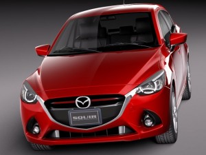 Mazda 2 2015 3D 模型