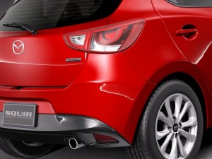 Mazda 2 2015 3D 模型