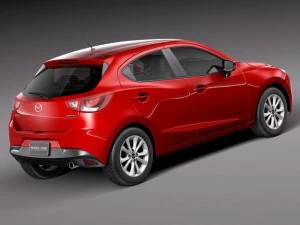 Mazda 2 2015 3D Model