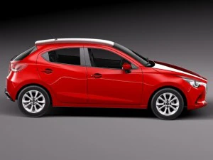 Mazda 2 2015 3D Model