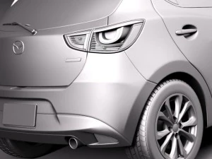 Mazda 2 2015 3D Model