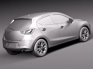 Mazda 2 2015 3D Model