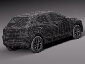 Mazda 2 2015 3D Model