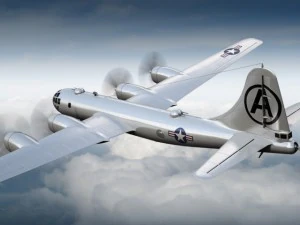 Boeing B29 Superfortress Bomber 3D Model