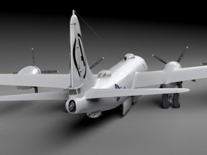 Boeing B29 Superfortress Bomber 3D 模型
