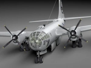 Boeing B29 Superfortress Bomber 3D Model