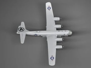 Boeing B29 Superfortress Bomber 3D Model
