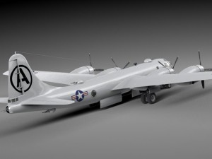 Boeing B29 Superfortress Bomber 3D 模型