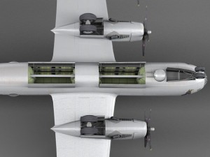 Boeing B29 Superfortress Bomber 3D 模型