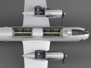 Boeing B29 Superfortress Bomber 3D Model