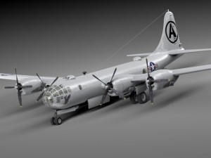Boeing B29 Superfortress Bomber 3D 模型