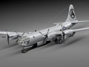 Boeing B29 Superfortress Bomber 3D Model