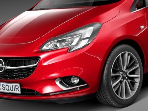 Opel Corsa 5-door 2015 Model 3D