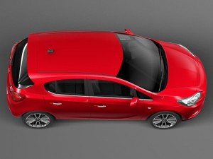 Opel Corsa 5-door 2015 Model 3D