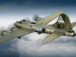 Boeing B17 Super Fortress Bomber 3D Model