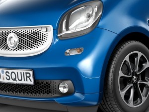 Smart Fortwo 2015 3D मॉडल
