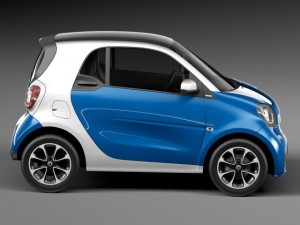 Smart Fortwo 2015 3D मॉडल