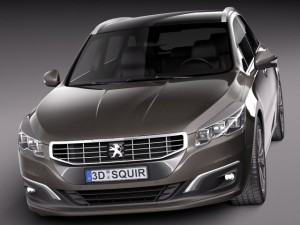 Peugeot 508 SW 2015 3D Model