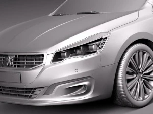 Peugeot 508 SW 2015 3D Model