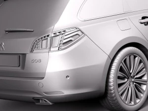 Peugeot 508 SW 2015 3D Model