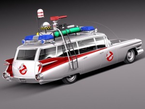 Cadillac Ecto1 Ghostbusters 1959 3D Model