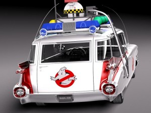Cadillac Ecto1 Ghostbusters 1959 3D Model