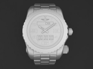 Breitling Emergency II Mens Watch Modelo 3D