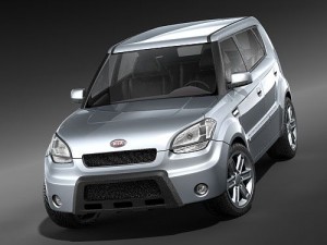 Kia Soul 2009 3D Model