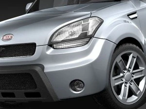 Kia Soul 2009 3D Model
