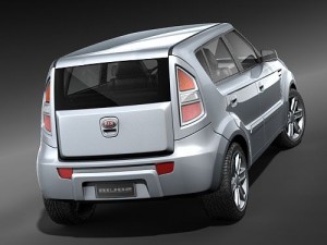 Kia Soul 2009 3D Model