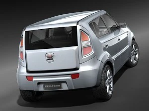 Kia Soul 2009 3D Model