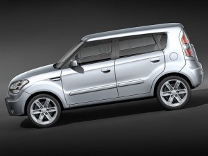 Kia Soul 2009 3D Model