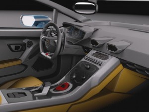 Huracan 2015 Italian Police Car 3D Model