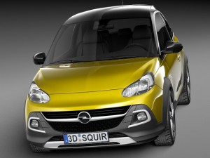 Opel Adam Rocks 2015 3D Model