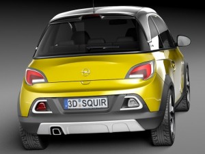 Opel Adam Rocks 2015 3D Model