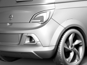 Opel Adam Rocks 2015 3D Model