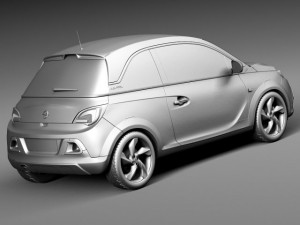 Opel Adam Rocks 2015 3D Model