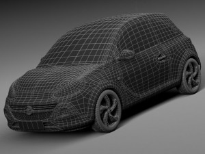 Opel Adam Rocks 2015 3D Model