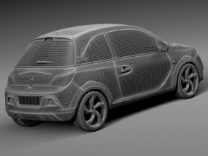Opel Adam Rocks 2015 3D Model