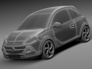Opel Adam Rocks 2015 3D Model