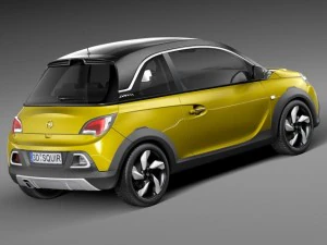 Opel Adam Rocks 2015 3D Model