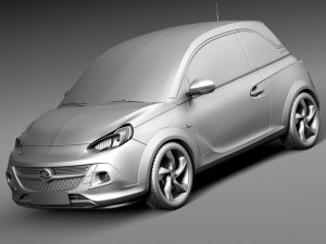 Opel Adam Rocks 2015 3D Model