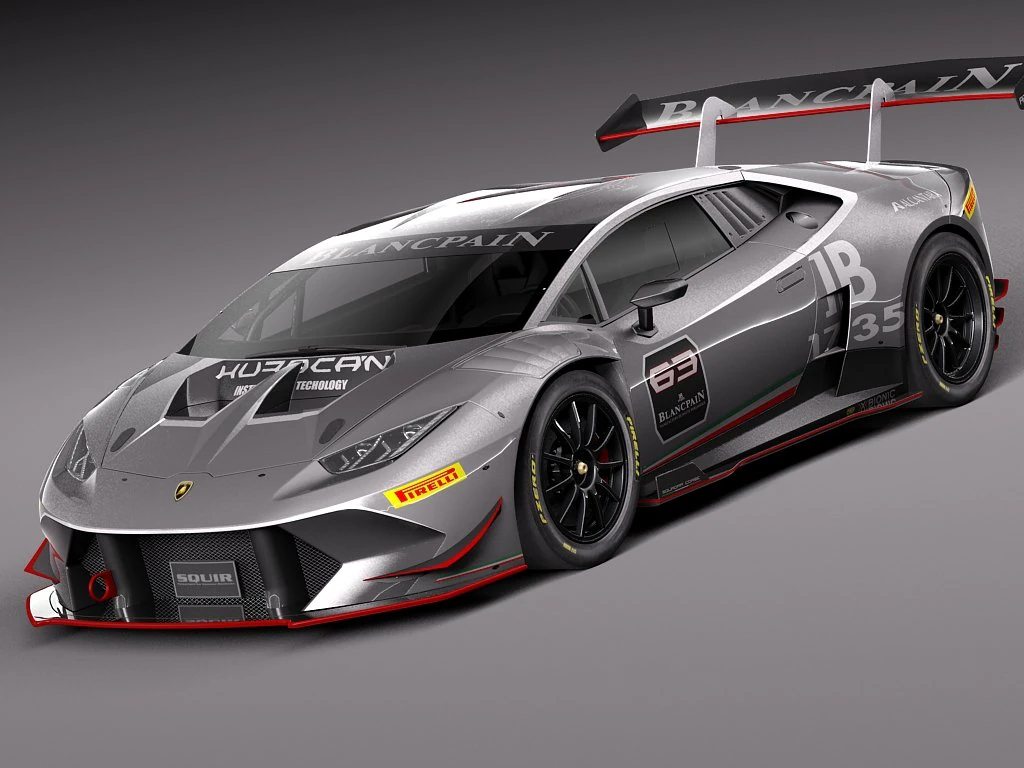 Huracan LP 620 2 Super Trofeo 2015 3D Model .c4d .max .obj .3ds .fbx .stl .blend 
