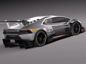Huracan LP 620 2 Super Trofeo 2015 3D Model