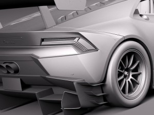 Huracan LP 620 2 Super Trofeo 2015 3D Model