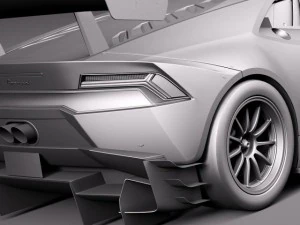 Huracan LP 620 2 Super Trofeo 2015 3D Model