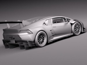 Huracan LP 620 2 Super Trofeo 2015 3D Model