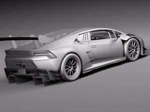 Huracan LP 620 2 Super Trofeo 2015 3D Model