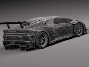 Huracan LP 620 2 Super Trofeo 2015 3D Model