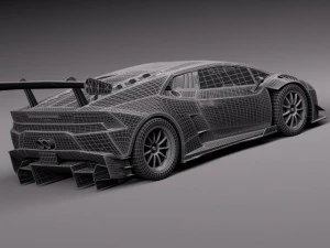 Huracan LP 620 2 Super Trofeo 2015 3D Model
